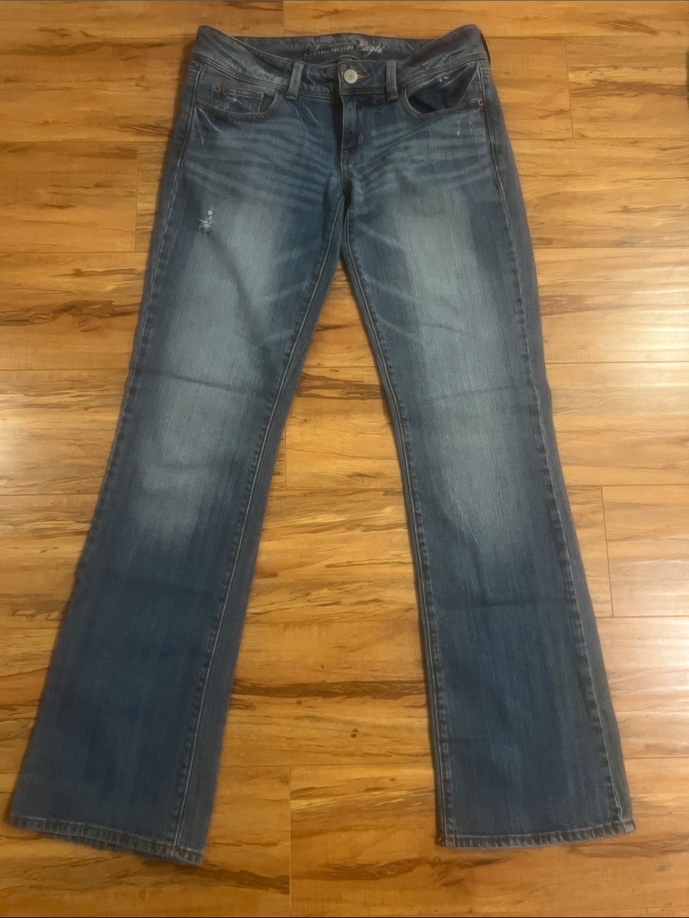 Y2K American Eagle Low Rise Slim Boot Jeans 8 Long